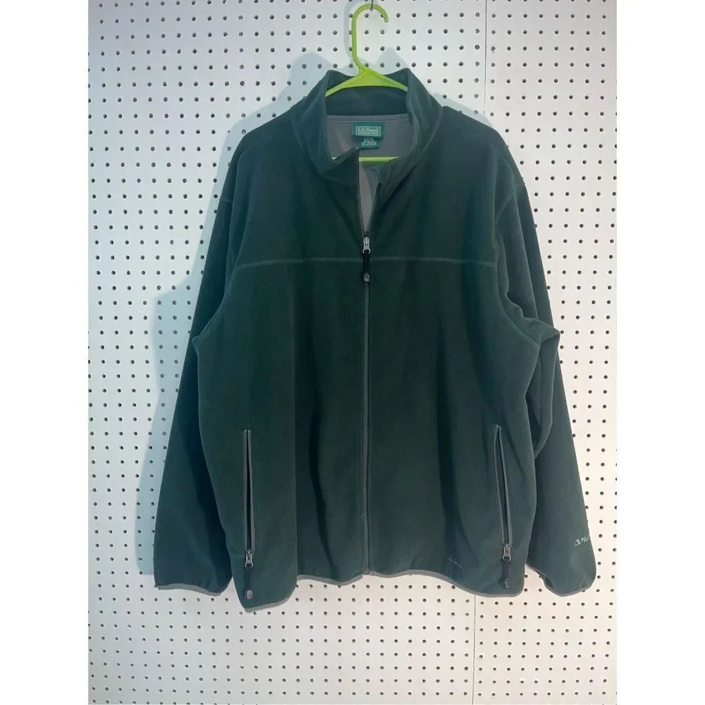 L.L Bean zip up polartec fleece jacket